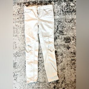 Free People White Jeans 28